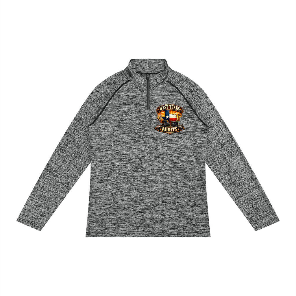 Men's Quarter-Zip Performance Long Sleeve T-Shirt